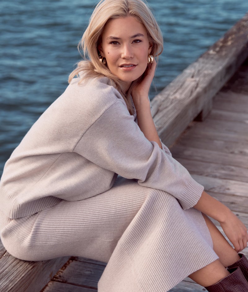 Chiffon Halter Layered Skirt Dress | Pagani