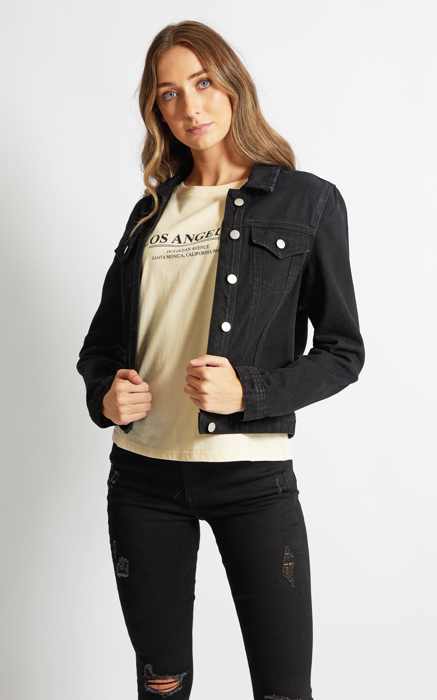 black denim jacket nz