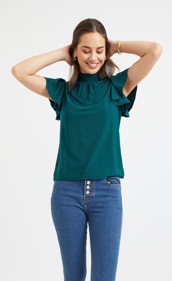 Blue Button Fly Skinnys Blue