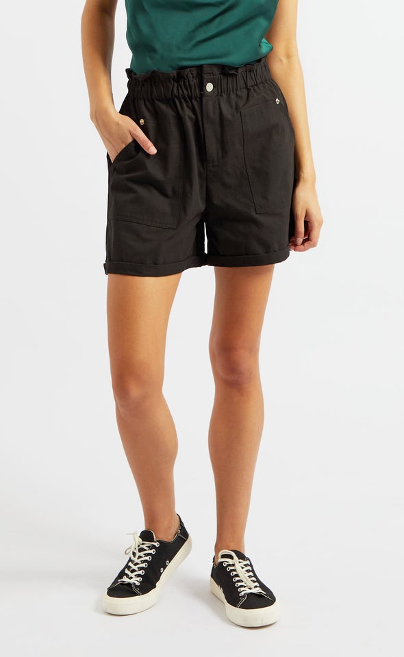Cargo Pocket Shorts Black