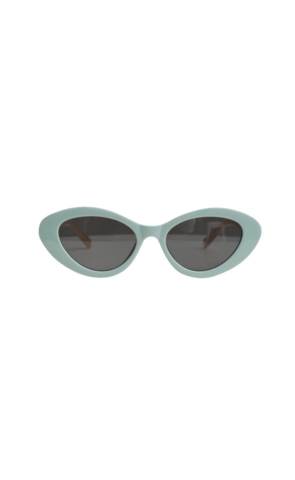 Cateye Sunglasses Blue/beige
