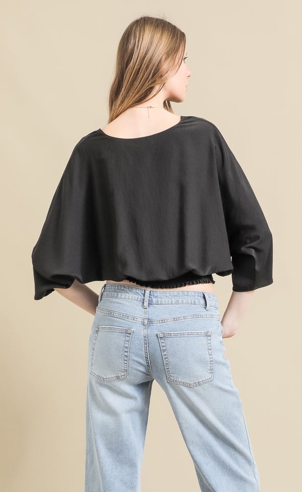 CDC Batwing Top Black