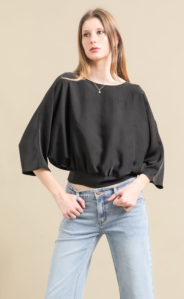 CDC Batwing Top Black