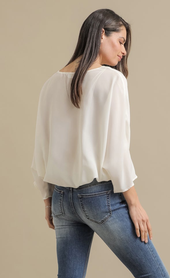 CDC Batwing Top Cream