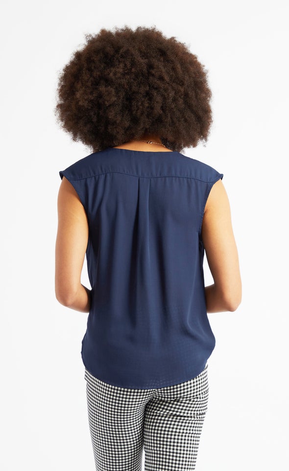 CDC Cross Front Top Navy