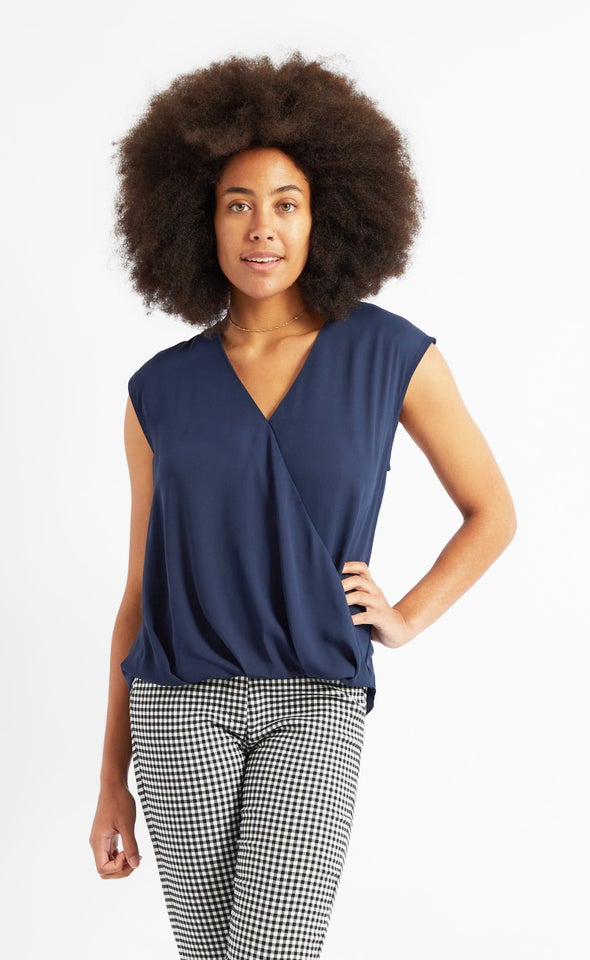 CDC Cross Front Top Navy