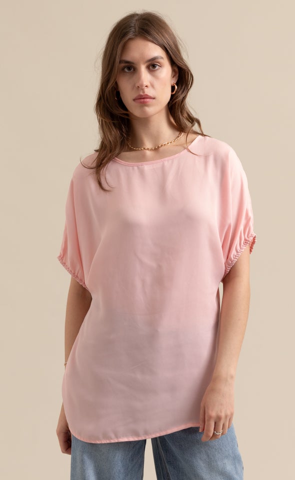 CDC Gather Sleeve T-Shirt Blush