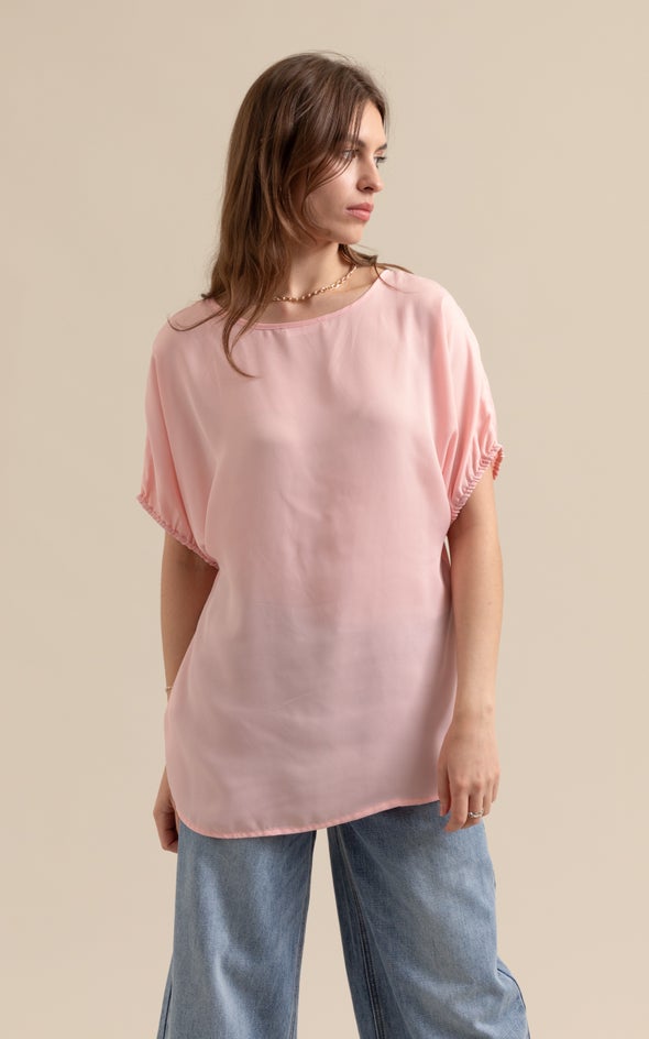 CDC Gather Sleeve T-Shirt Blush