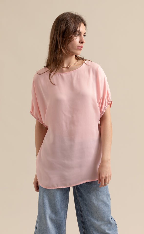 CDC Gather Sleeve T-Shirt Blush