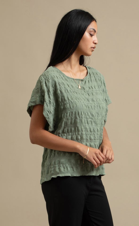 CDC Textured Tee Sage