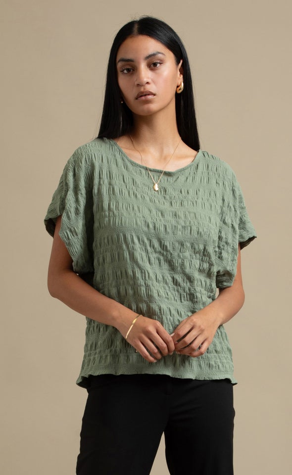 CDC Textured Tee Sage