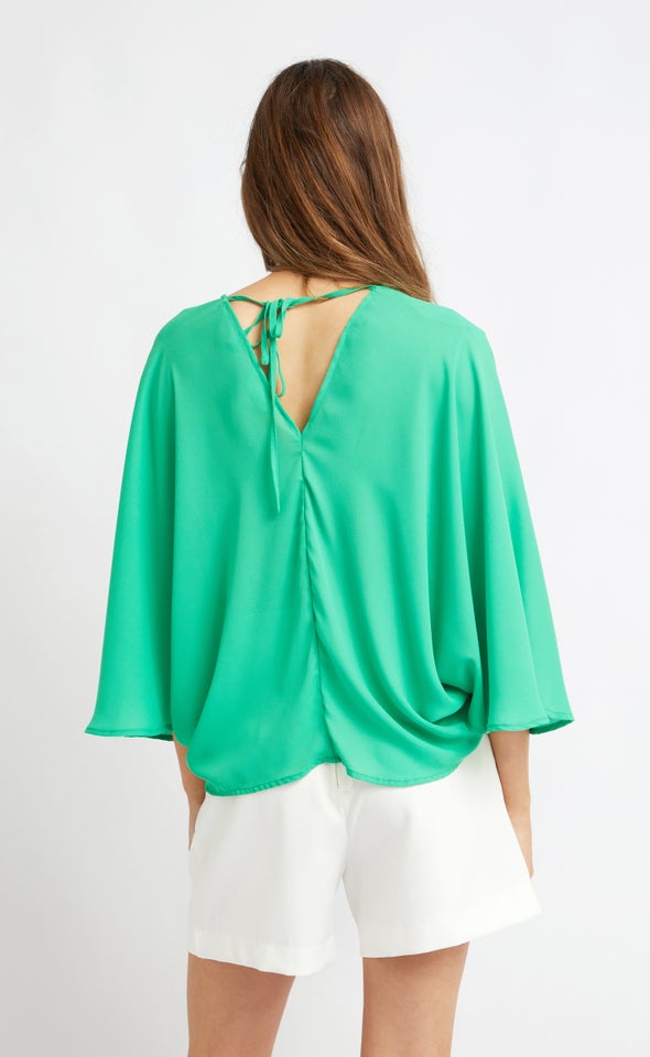 CDC V Neck Batwing Top Pagani