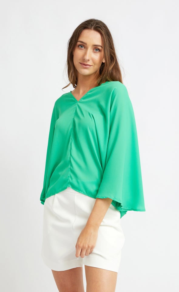 CDC V Neck Batwing Top Pagani