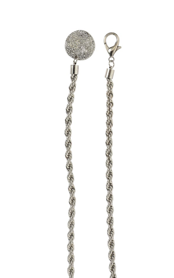 Chain Hoop Link Belt Silver