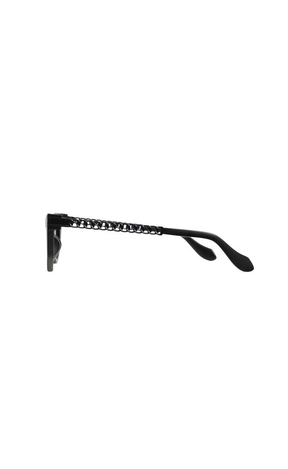 Chain Metal Sunglasses Black