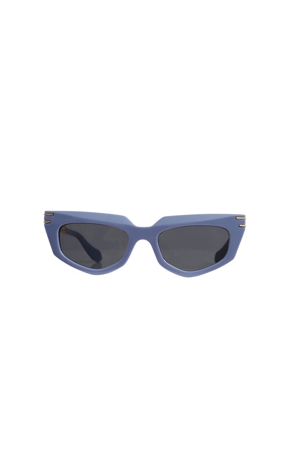 Chain Metal Sunglasses Blue