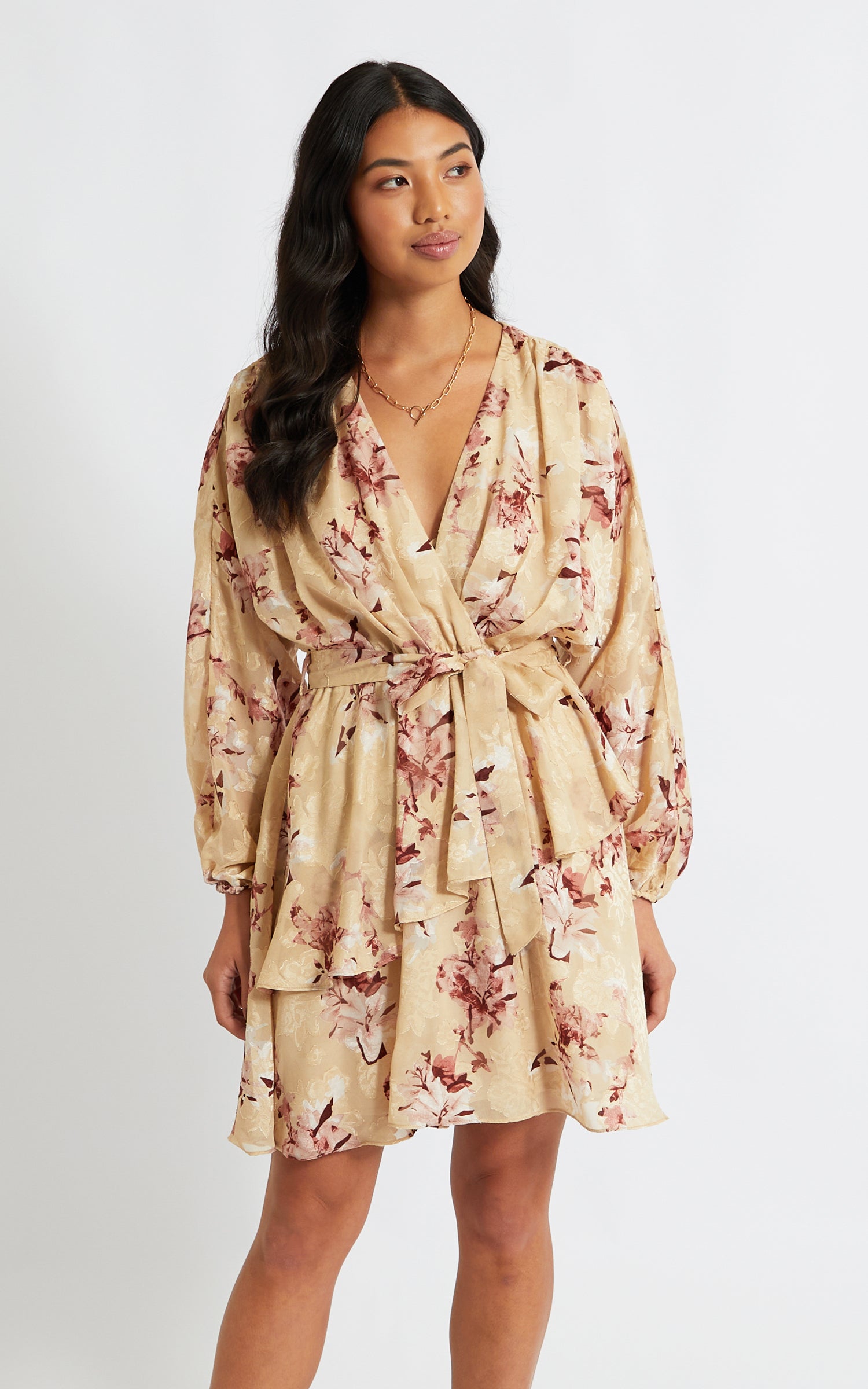 batwing wrap dress