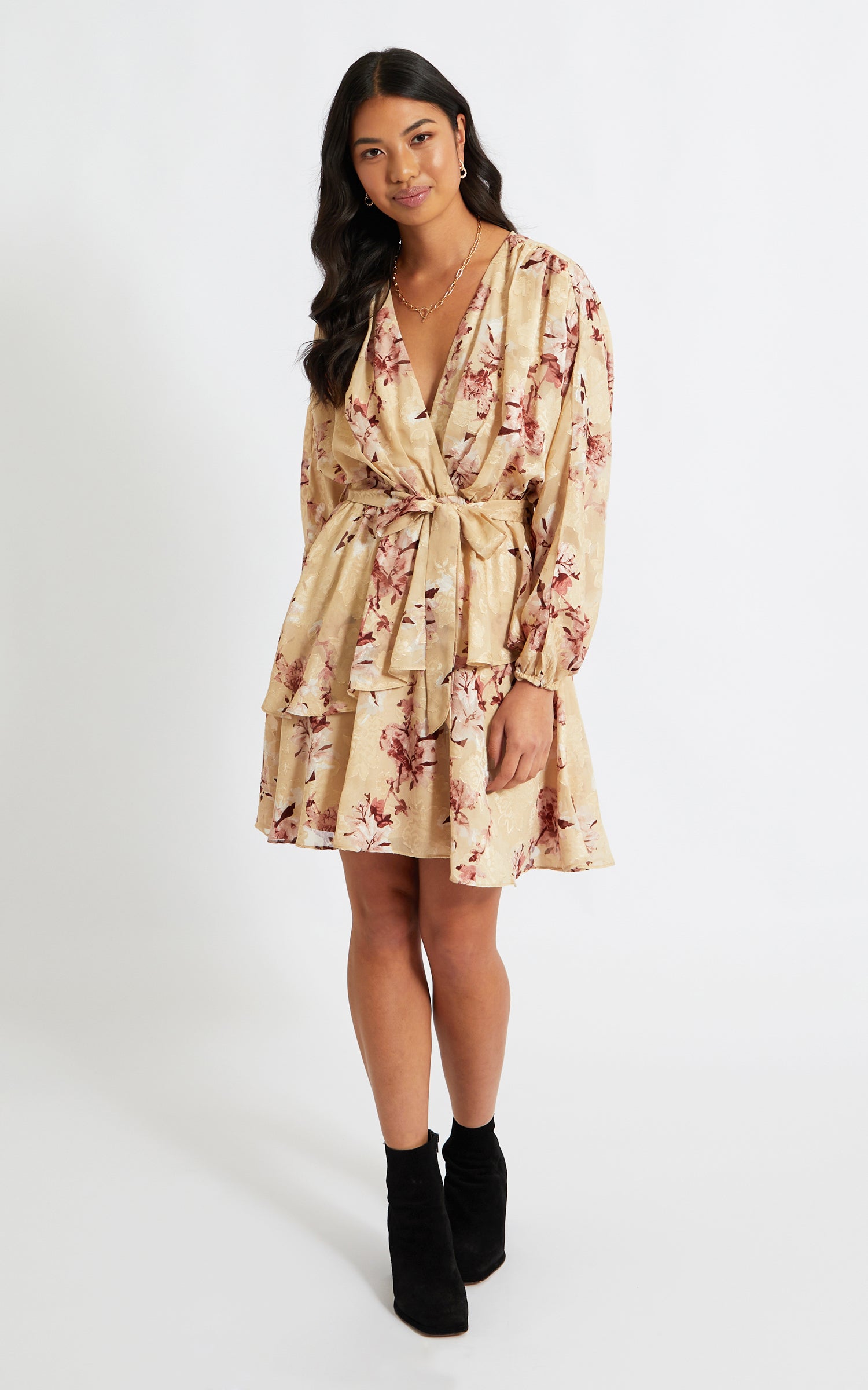 batwing wrap dress