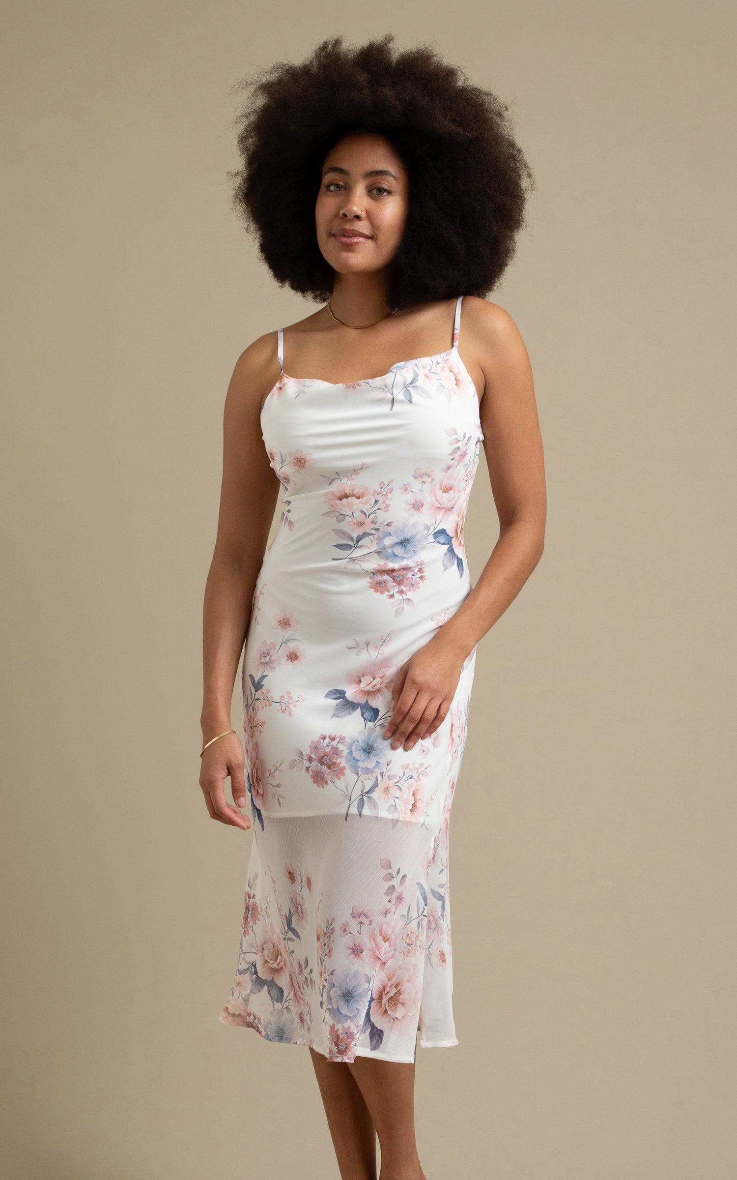 chinese dress ladies Linen Slip Dress main image 1