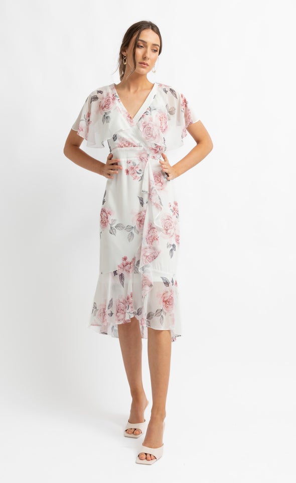cream chiffon cape