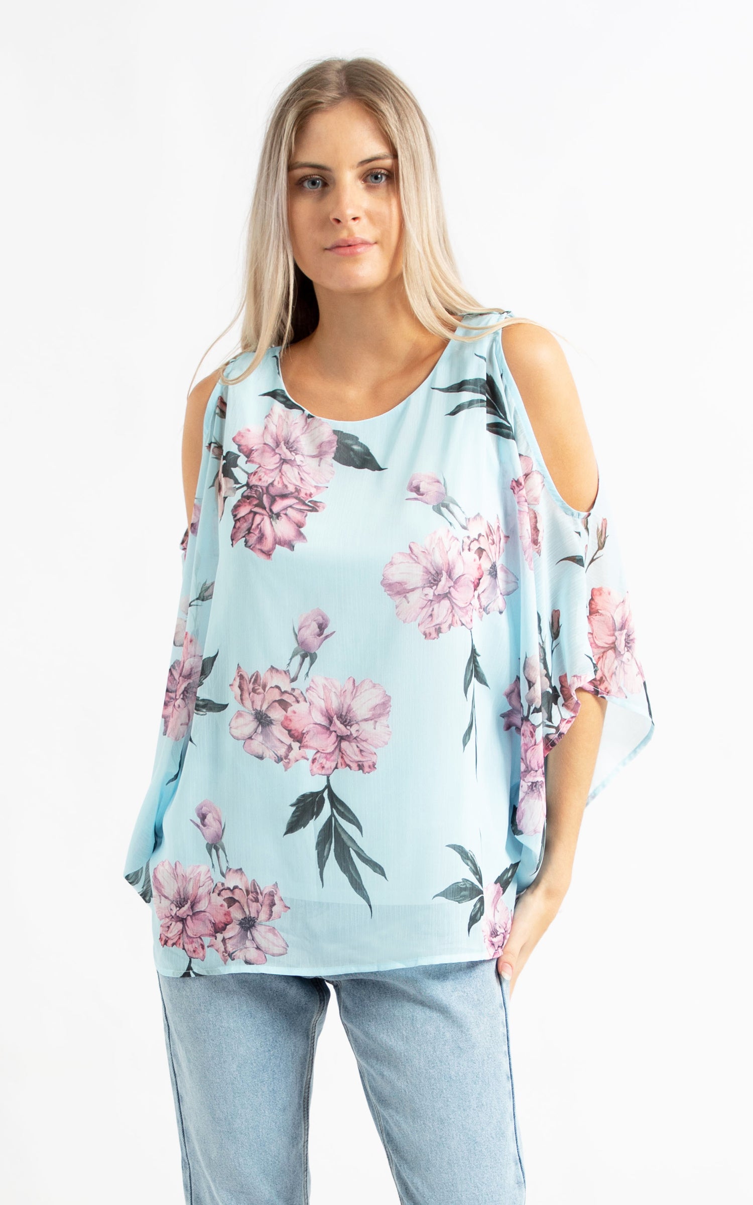 cold shoulder kaftan
