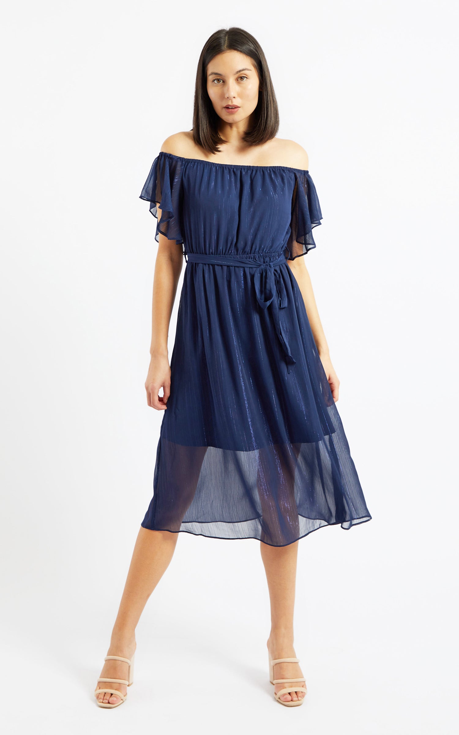 off the shoulder dress casual