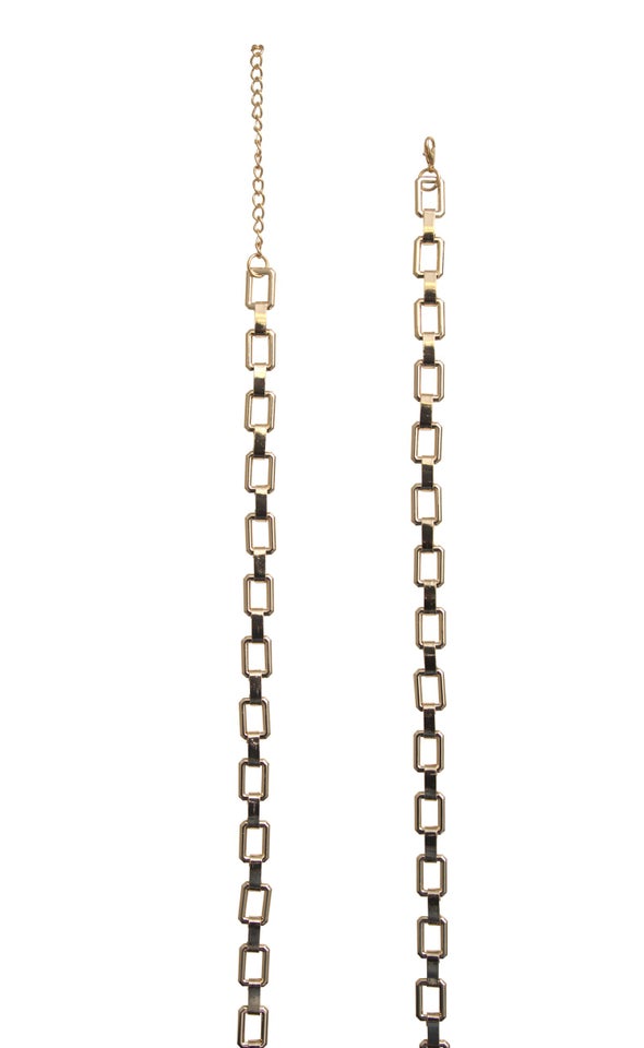 Chunky Chain Link Belt Gold