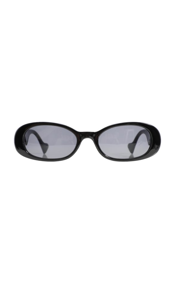 Chunky Frame Sunglasses Black