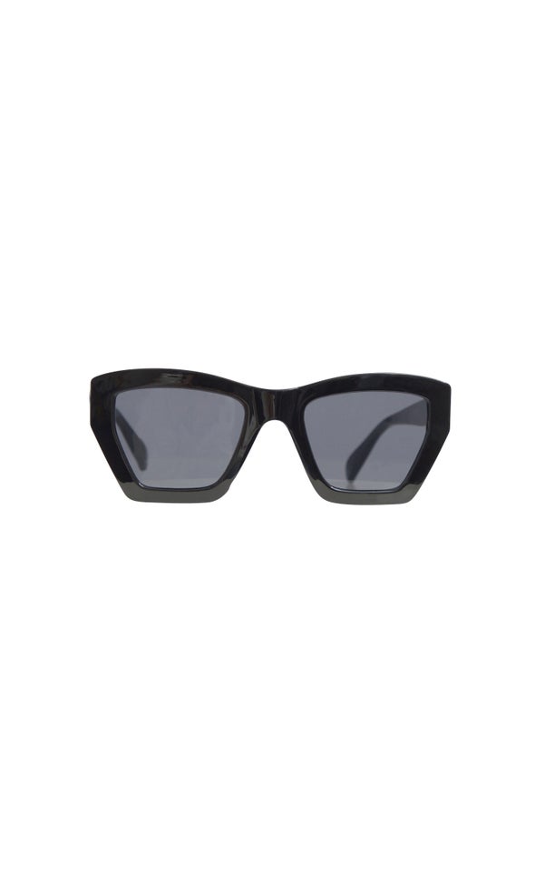 Chunky Frame Sunglasses Black