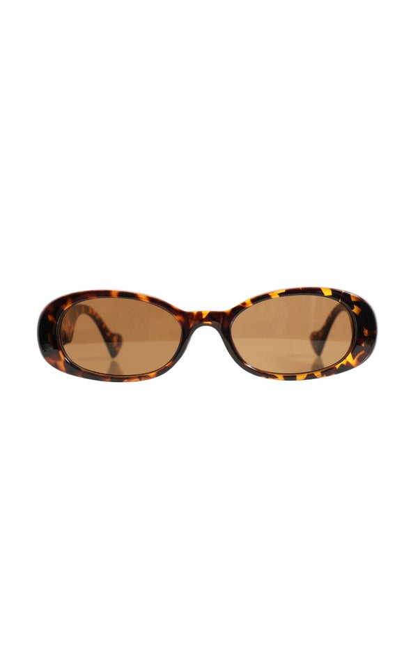 Chunky Frame Sunglasses Tortoiseshell