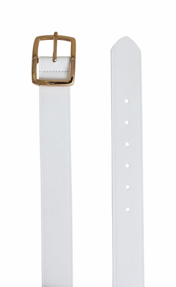 Chunky Jean Belt Gold/white