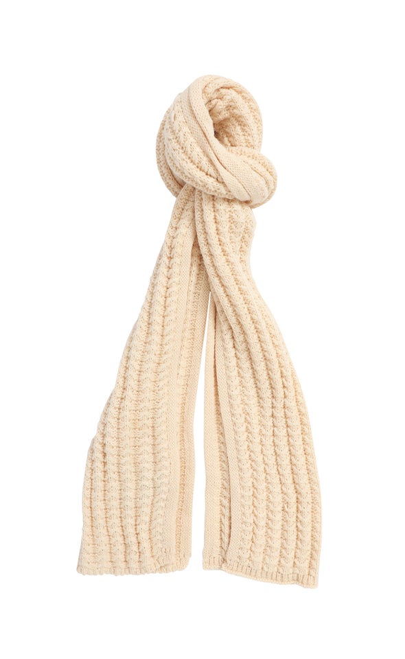 Chunky Winter Scarf Cream