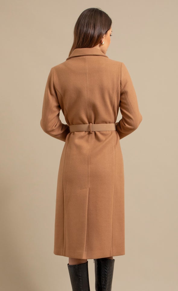 Clip Belt Coat Sienna