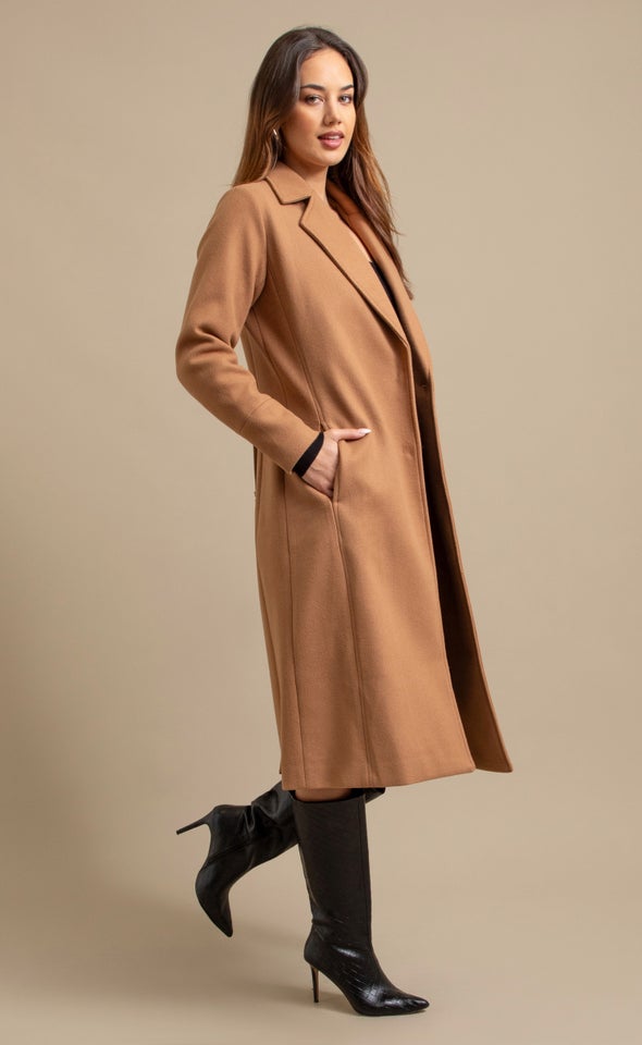 Clip Belt Coat Sienna