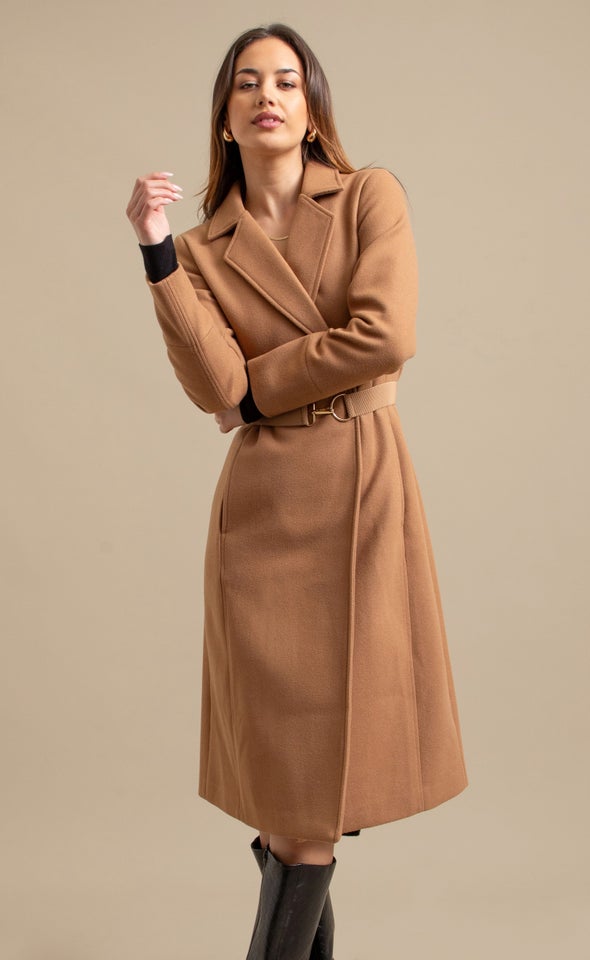 Clip Belt Coat Sienna