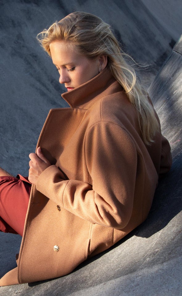 Clip Belt Coat Sienna