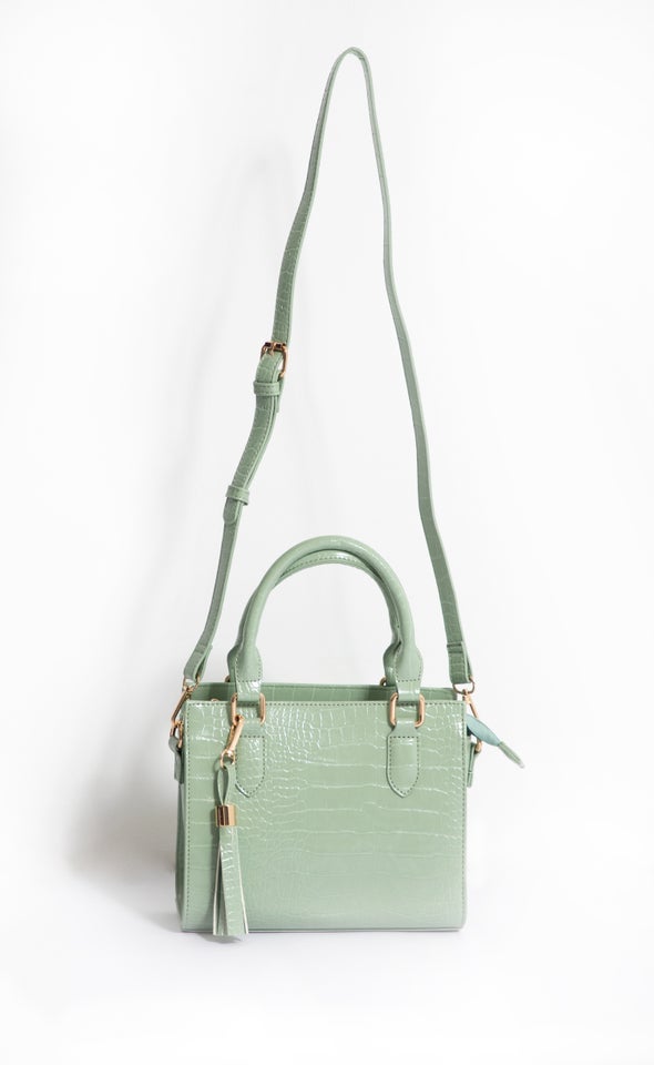 Croc Tote Bag Mint