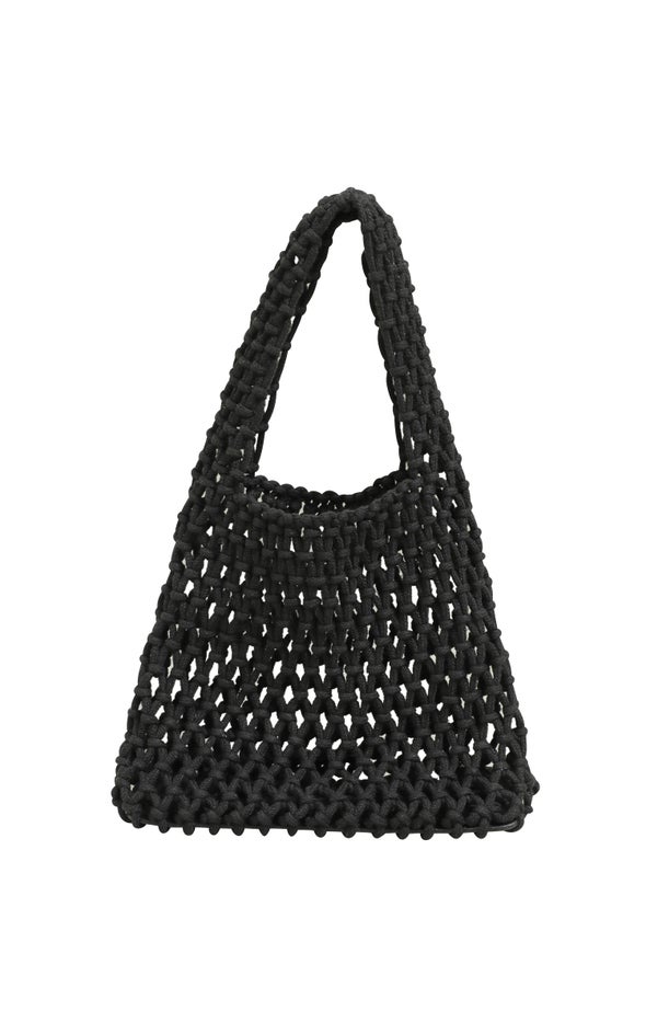 Crochet Tote Black
