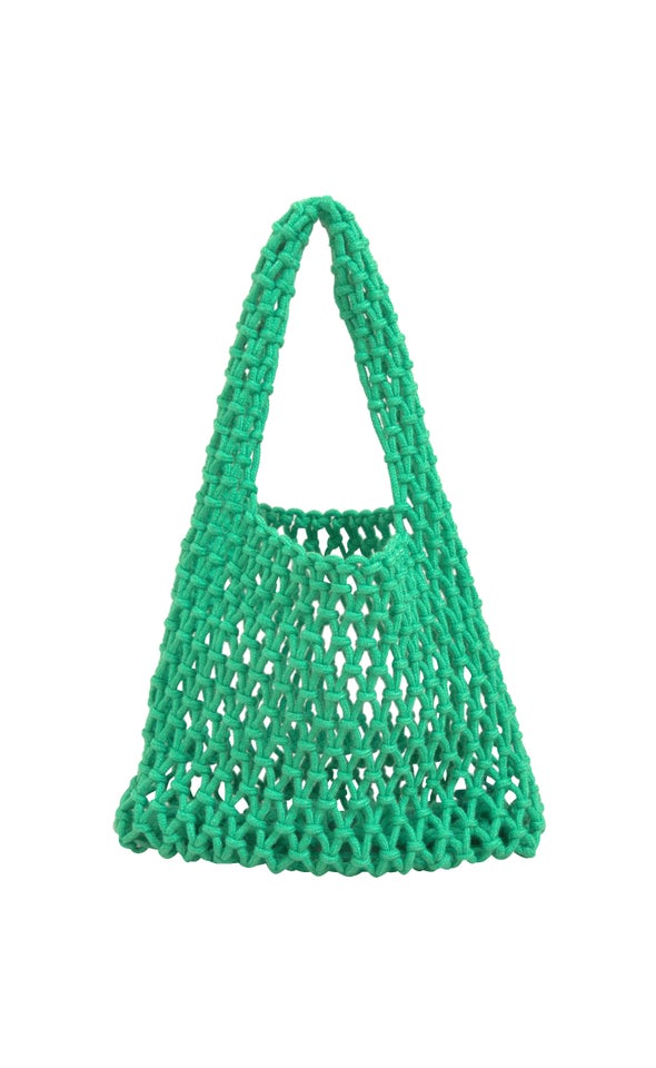 Crochet Tote Green