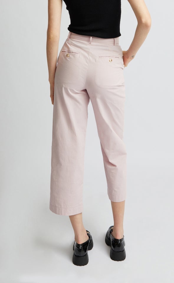 Cropped Cotton Pants Pagani