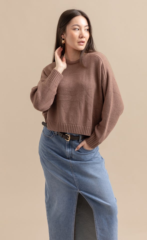 Cropped Length Sweater