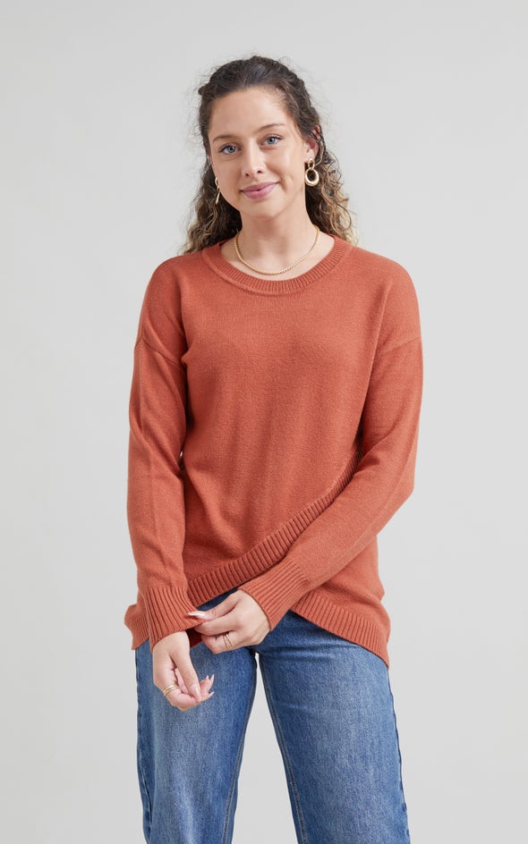 Cross Front Sweater Amber