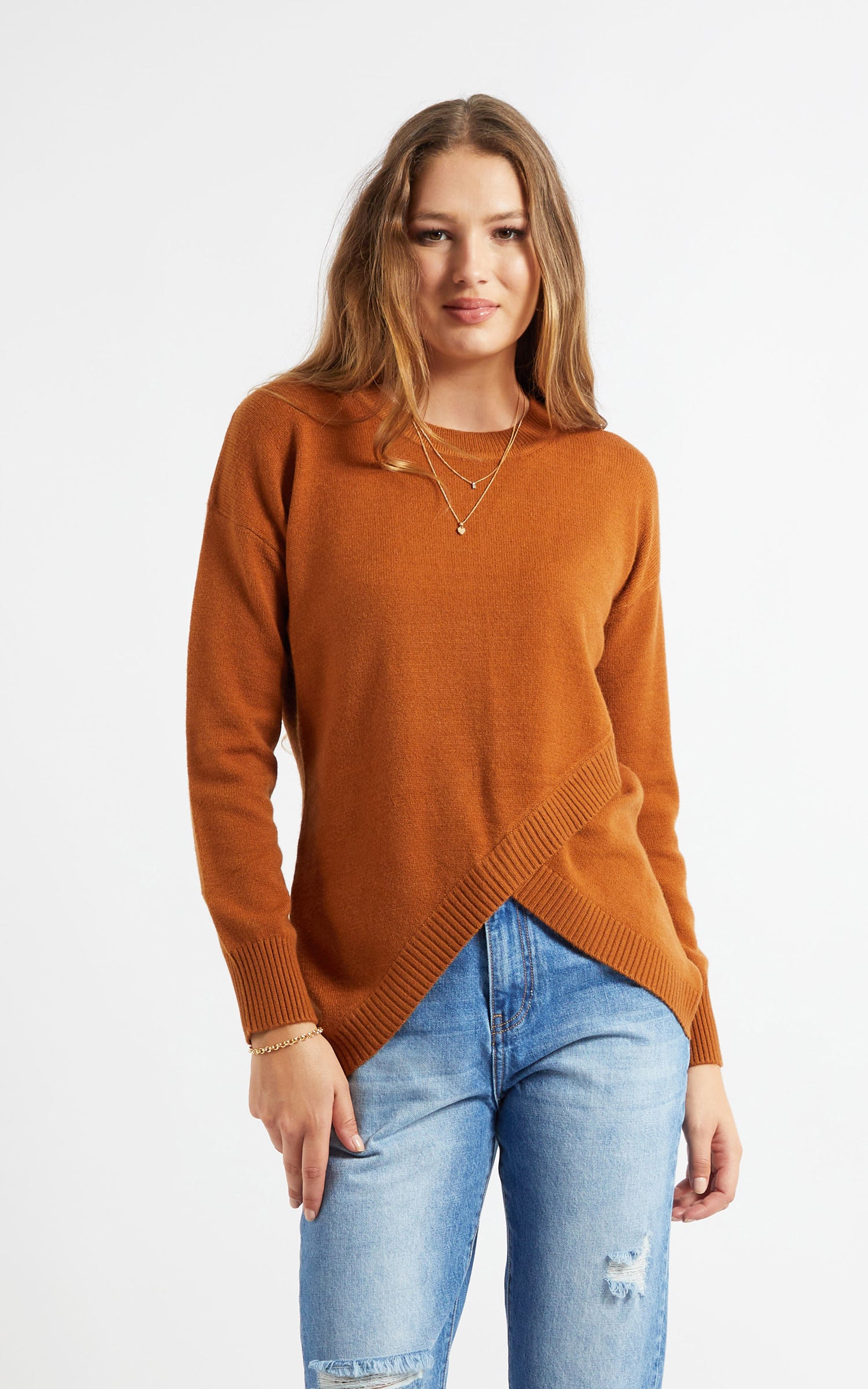 Cross Front Sweater | Pagani