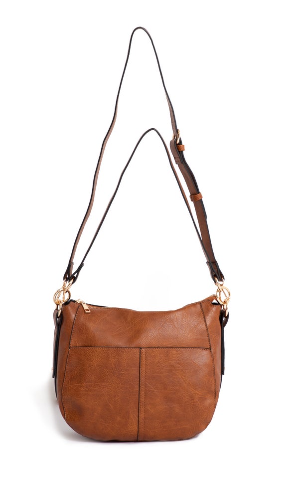 Cross Over Saddle Bag Tan