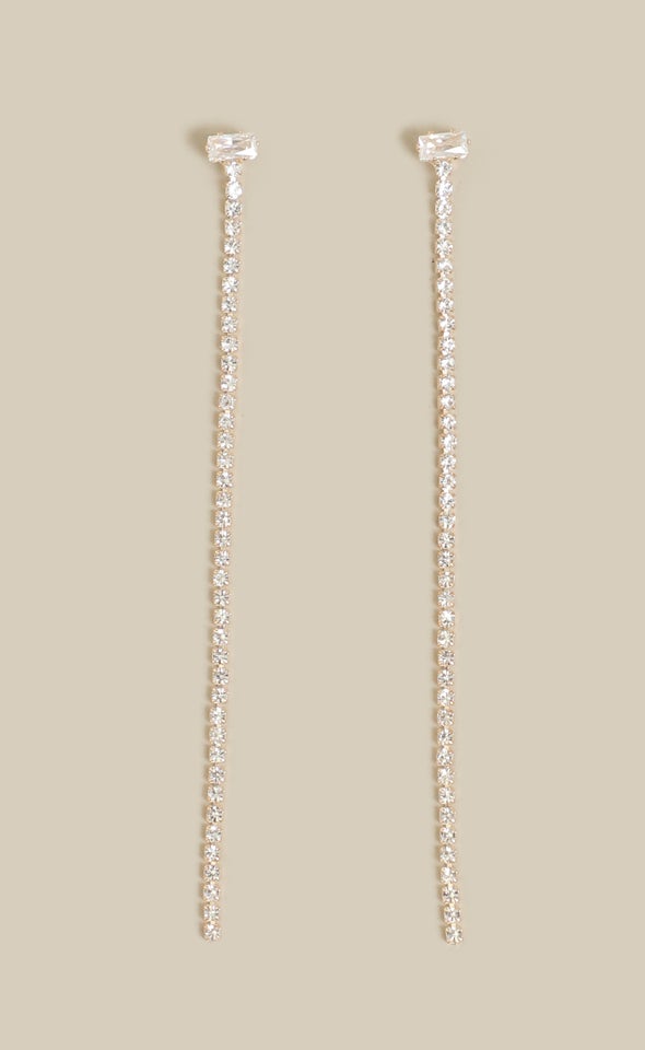 Diamante Strands Gold