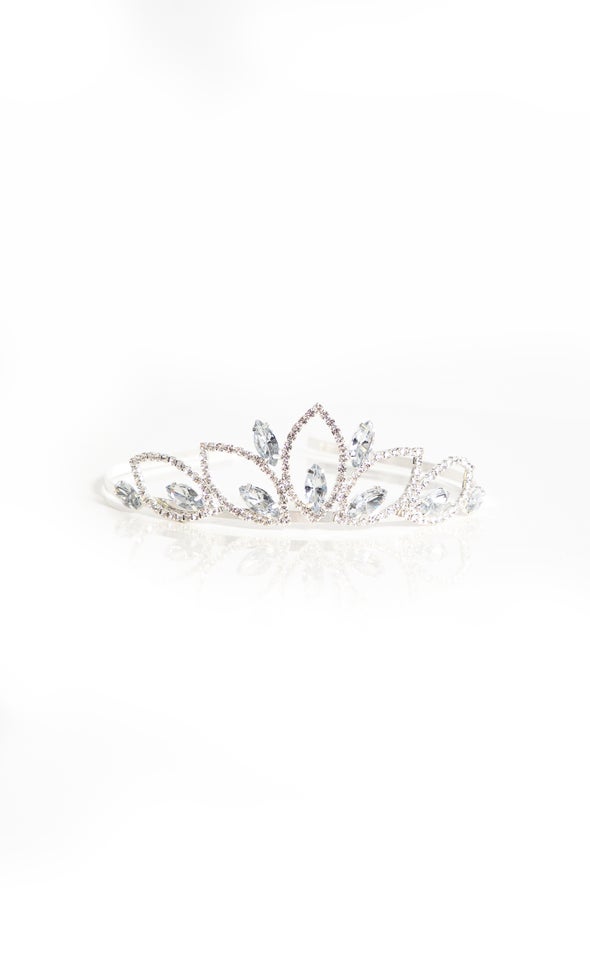 Diamante Tiara Silver