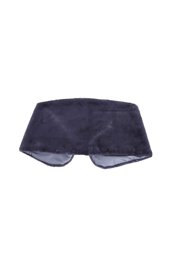Faux Fur Throw Over Steel