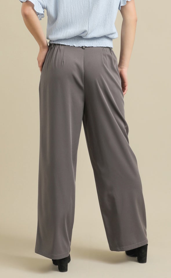 Fine Twill Suiting Trousers Charcoal