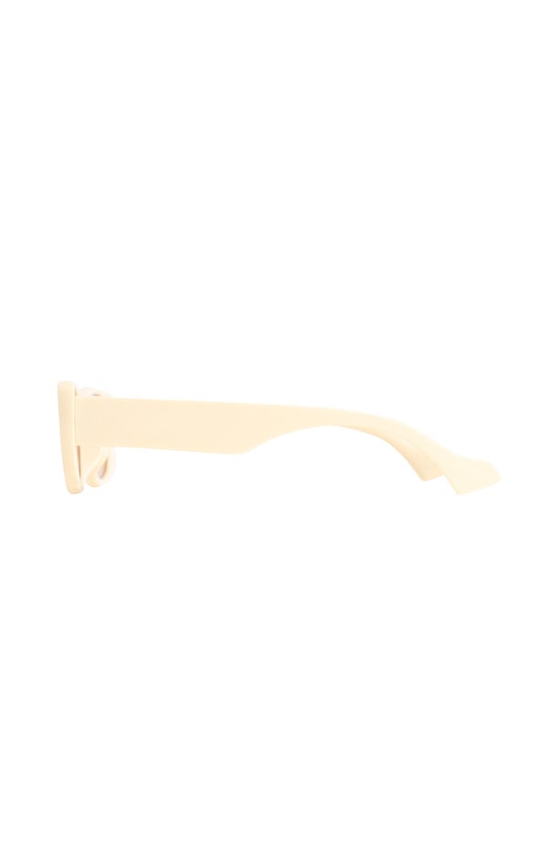 Flat Edge Sunglasses Cream