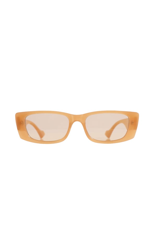 Flat Edge Sunglasses Orange